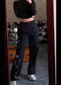 trendy black trouser