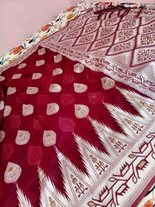 Elegant Maroon Saree