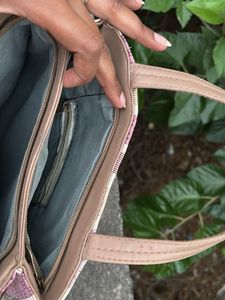Chic Striped Handbag