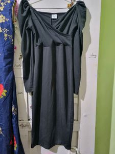 Beautiful Black Fitted Bodycon Dress