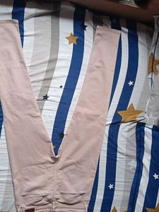 Chic Blush Pink Skinny Jeans for Women