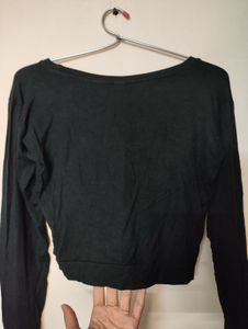 Black Long Sleeve Top