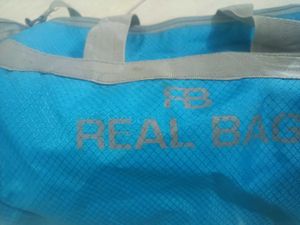Blue "Real Bag" Duffle Gym Bag