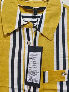 VERONICA BEARD Striped Button-Down Shirt