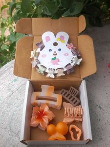 Cute Hair Claw Clips Set