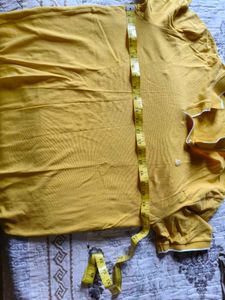 Benetton Yellow Polo Shirt
