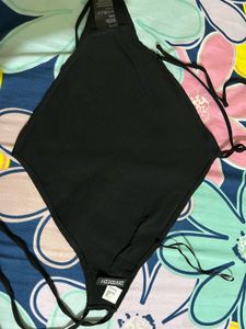 Stylish Black One-Piece Swimsuit