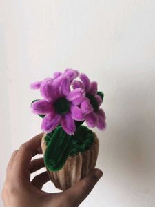 Cute Pipe Cleaner Flower Pot