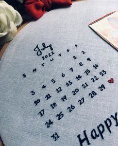 Customisable Calendar+Photo Hoop