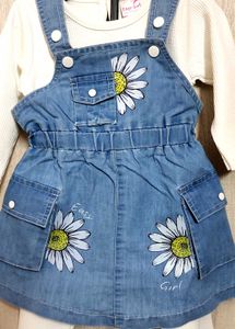 denim jumpsuit for baby girl