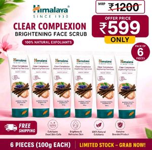 Himalaya Clear Complexion Face Scrub (6 Pc)