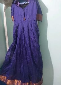 Beautiful Purple Anarkali Gown