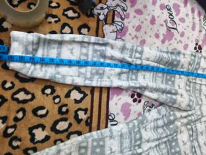 Cozy Fur Patterned Lounge Pants 32 waist