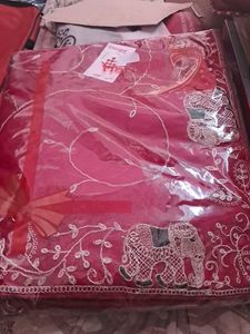 Karwa choth special  Figure print saari