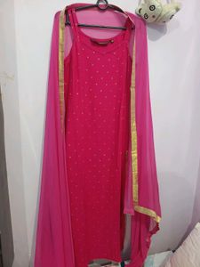 Vibrant Pink kurta set