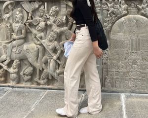 High waist jeans Khaki 28-30
