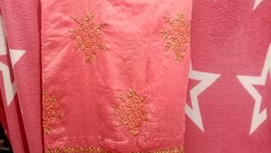 pink saree