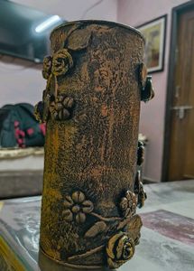 ​✨ Stylish Handmade Brush Holder - Antique Gold De