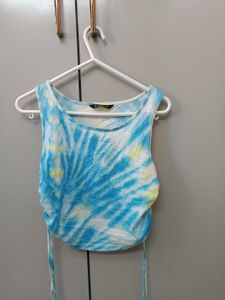 Tie-Dye Crop Tank Top