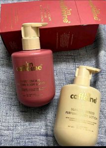 I'm Caffeine Perfume Body Lotions Set combo new se