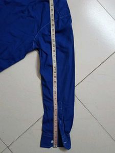 Men's Royal Blue Long Sleeve Shirt
