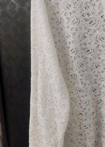 White Net Top With Full Length Sleeves