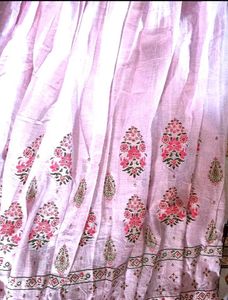 🌸Embroidered floral printed kurti 🌿