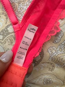 Pink Lace Bra
