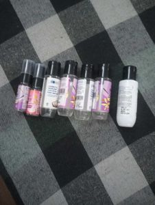 Empty mini bottles for travel