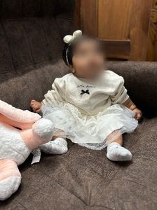 Girls White Top with Frill