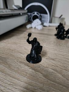 collection of seven hero miniatures,