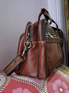Official Leather Hand Bag For Men.
