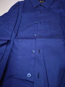 Blue Cotton Shirt