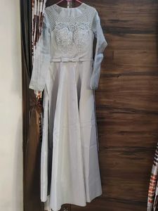 Elegant Grey Ethnic Gown