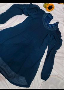 peacock green tunic top