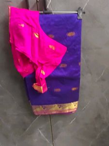 Vibrant Purple saree