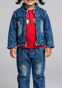 Kids Denim Jacket & Jeans Set
