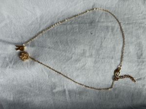 Cute Letter R Flower Necklace