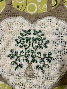 Crochet Heart Tree Tank Top from goa
