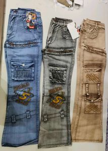 Vintage Y2K Flared Utility Cargo Jeans
