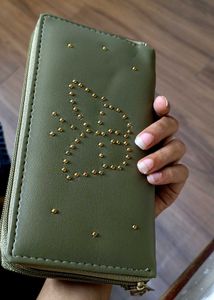 Cute Studded Butterfly Wallet