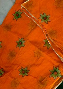 #Green Floral Print Lehenga Choli Set