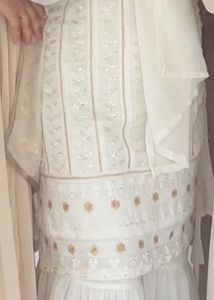 White Embroidered Kurta Set