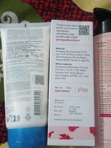 Plum Haircare Kit And Bioderma Atoderm Cream