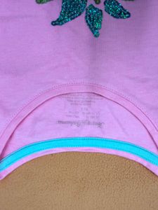 Cute Pink Tie-Sleeve Top