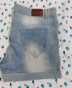 denim shorts