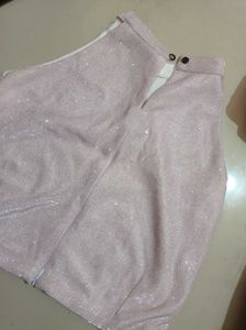 Sparkly Pink Halter Top