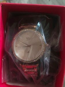 Women's Rose gold Fastrack dial watch