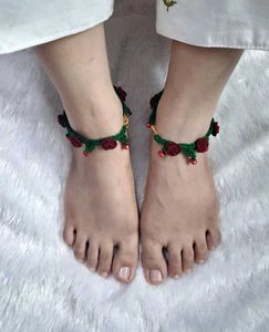 Handmade Beaded Anklets for Women