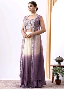 Designer Ombre Embroidered lehenga set